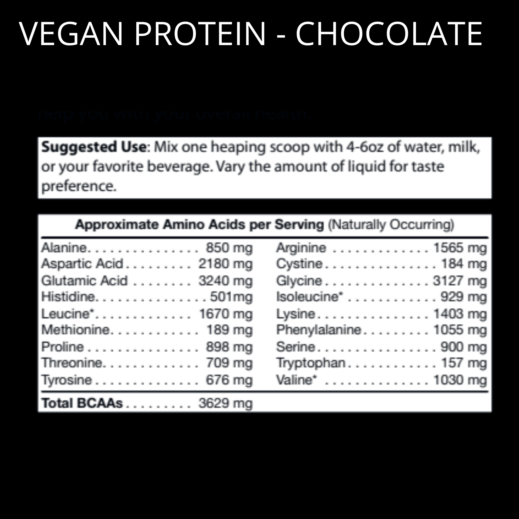 Sharp Vegan Protein